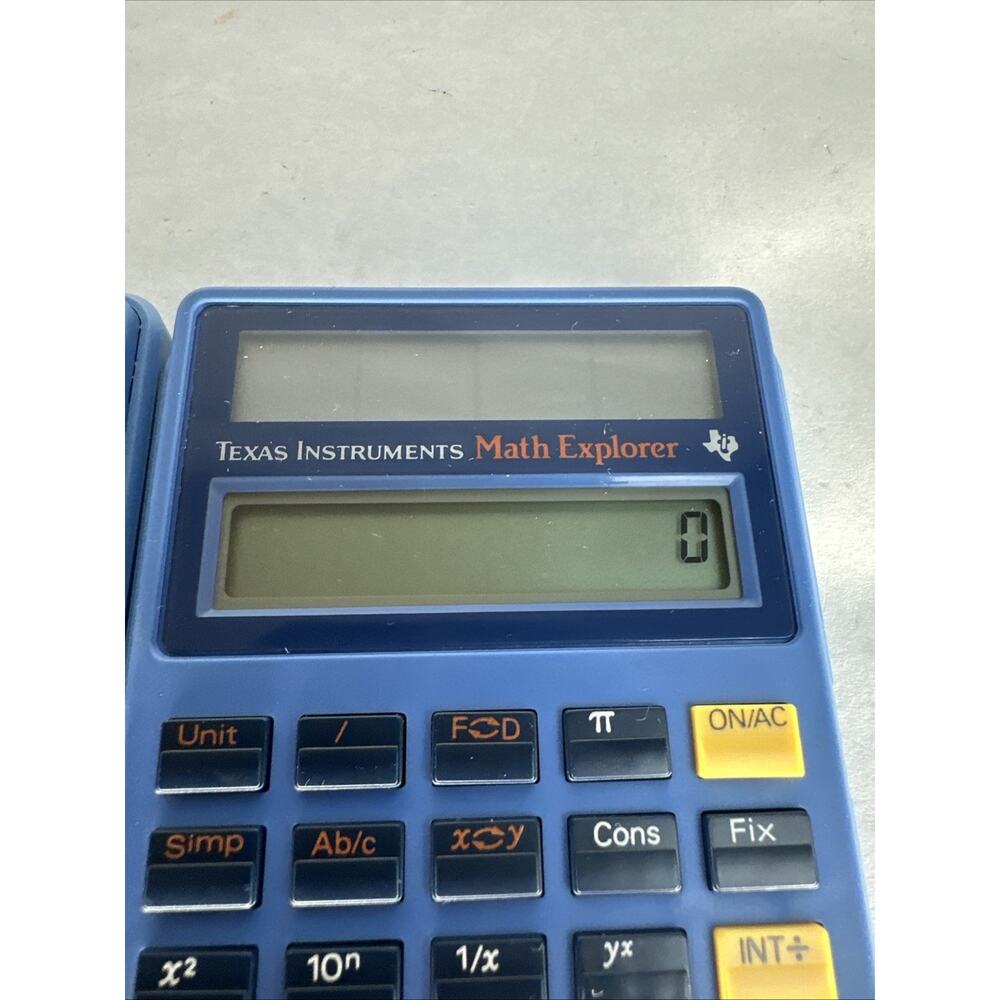 Texas Instruments Math Explorer (1-0391) Calculator w/ Cover & Index Card - 2Pk - Picture 4 of 12